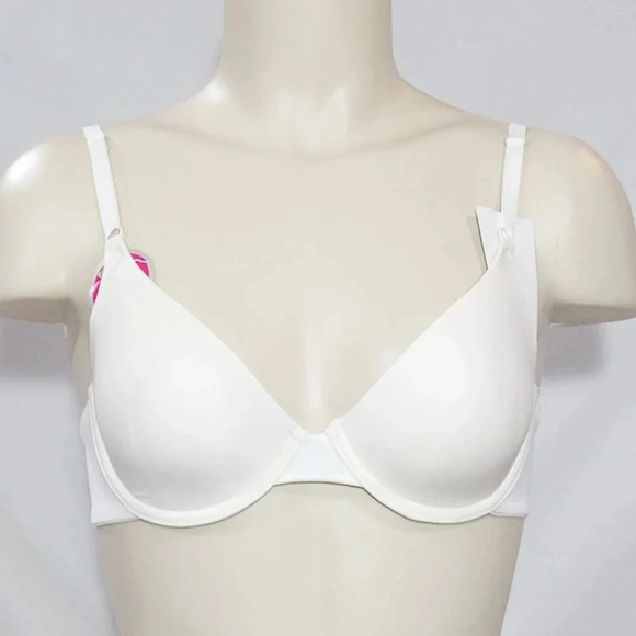 34D Maidenform 7959 One Fabulous Fit Demi UW Bra White NWT - Picture 1 of 3